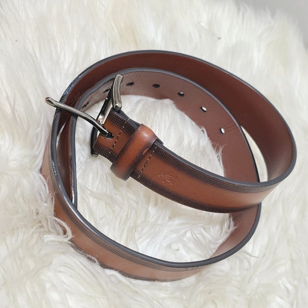 Original Penguin Casual Brown Leather Belts🌴